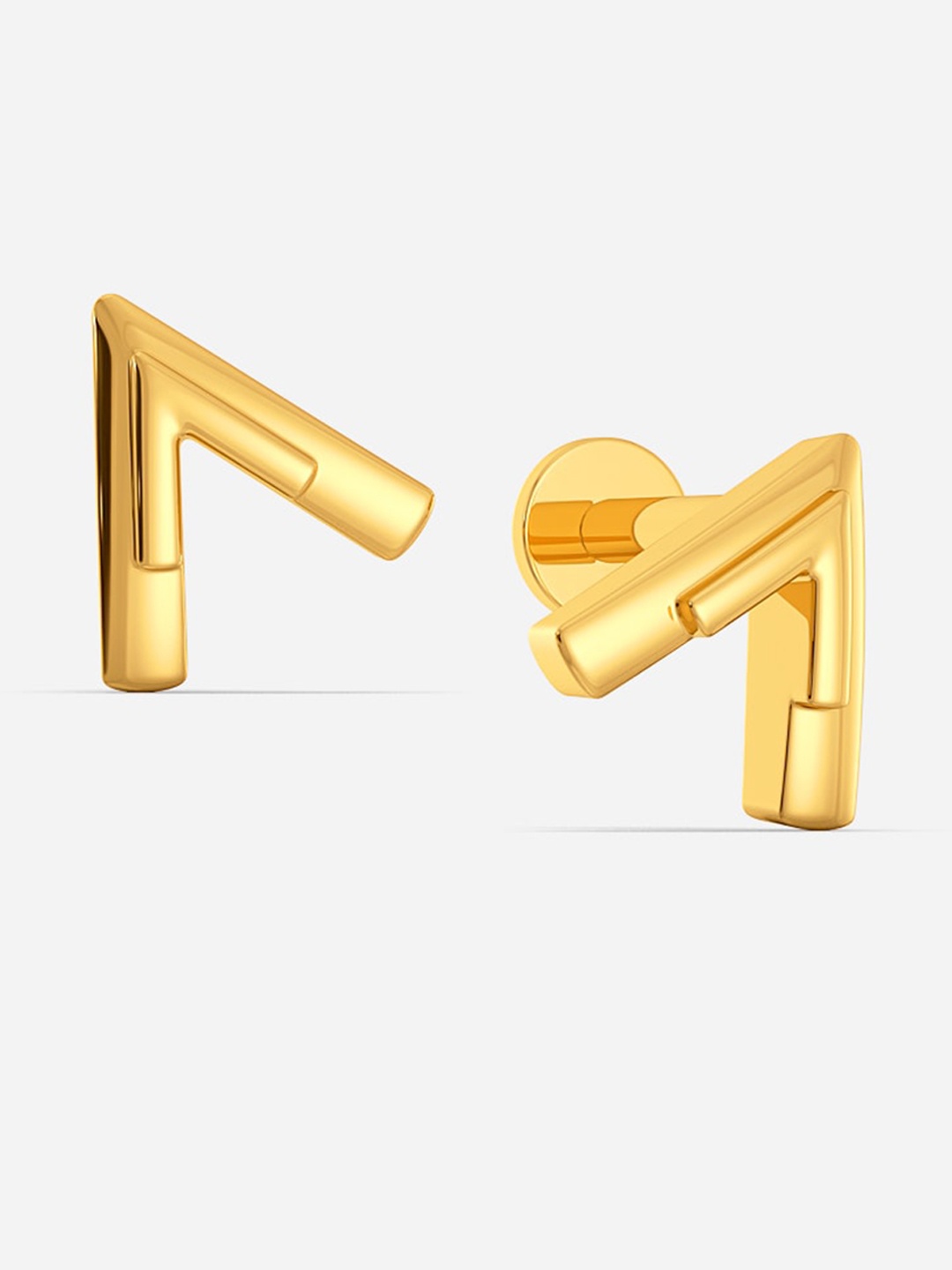 

MELORRA Ode to Angles 18KT Gold Earrings - 1.4 gm
