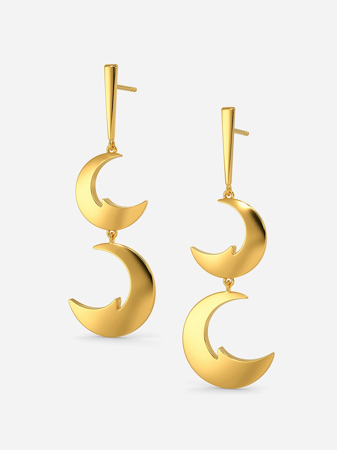 

MELORRA Cling to Chic 18KT Gold Drop Earrings - 6.1 gm