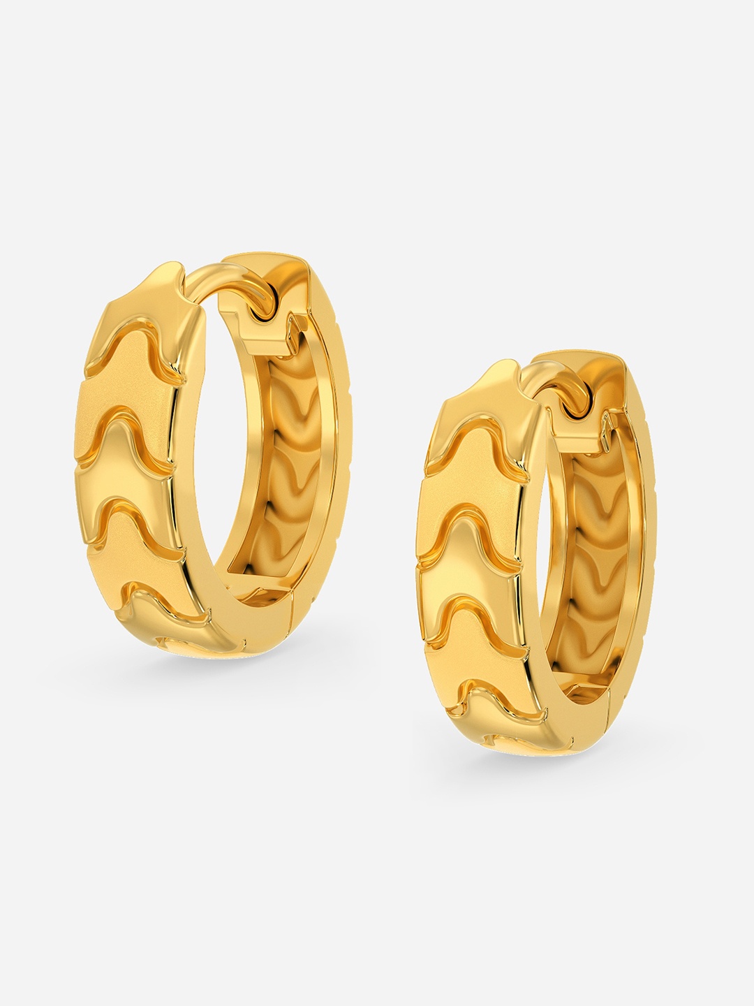 

MELORRA Camouflage Cool 18KT Gold Earrings - 4.0 gm