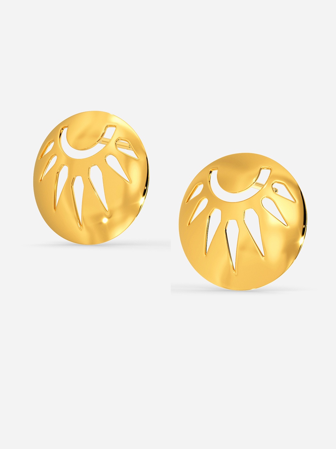

MELORRA Slay in Sunray 18KT Gold Stud Earrings- 3.25gm