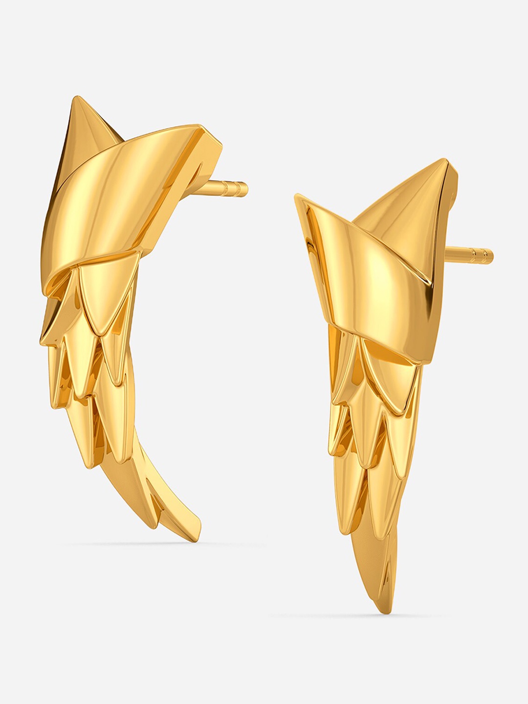 

MELORRA Sleek Weave 18KT Gold Earrings - 5.91 gm