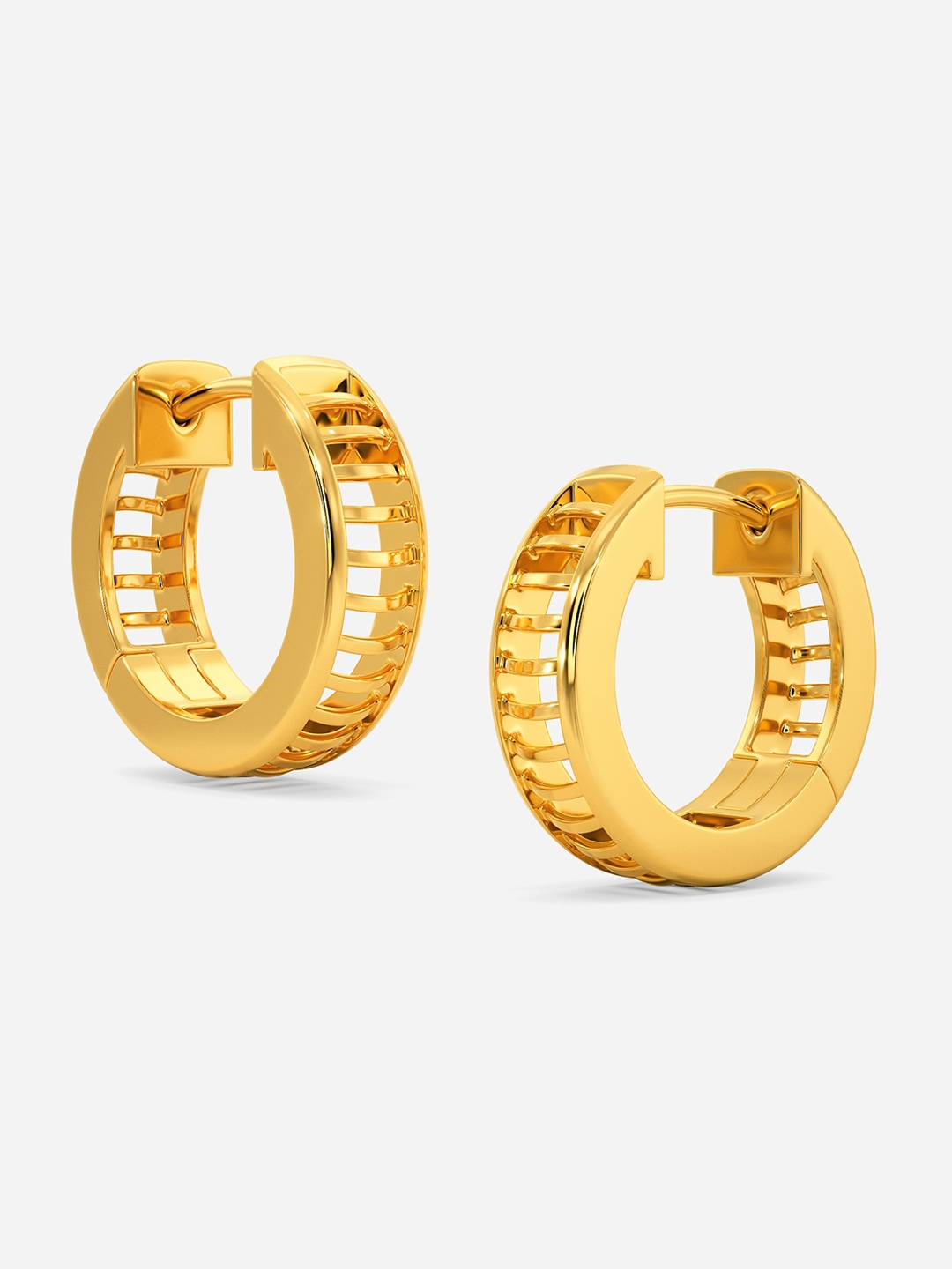 

MELORRA Fantastical Swirl 18KT Gold Earrings - 5.22 gm