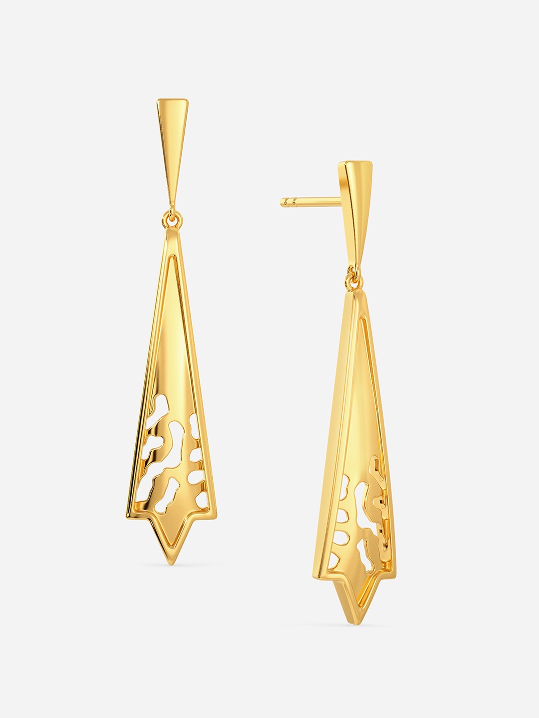 

MELORRA Loud n Leopard 18KT Gold Drop Earrings-4.49, Yellow