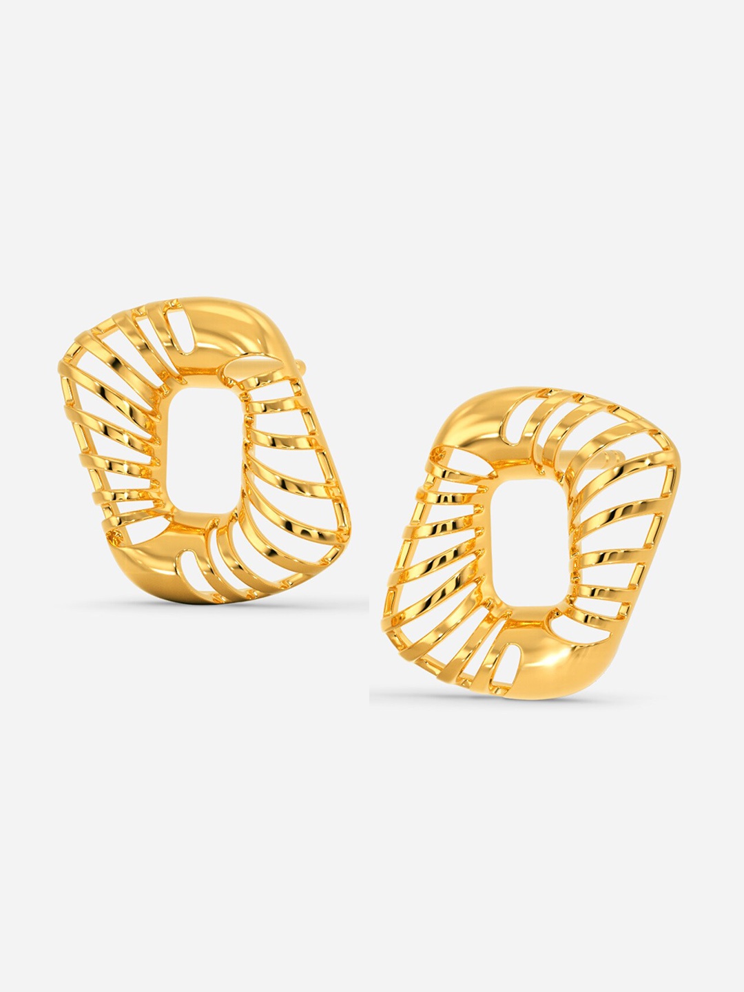 

MELORRA Fantastical Swirl 18KT Gold Earrings - 2.35 gm