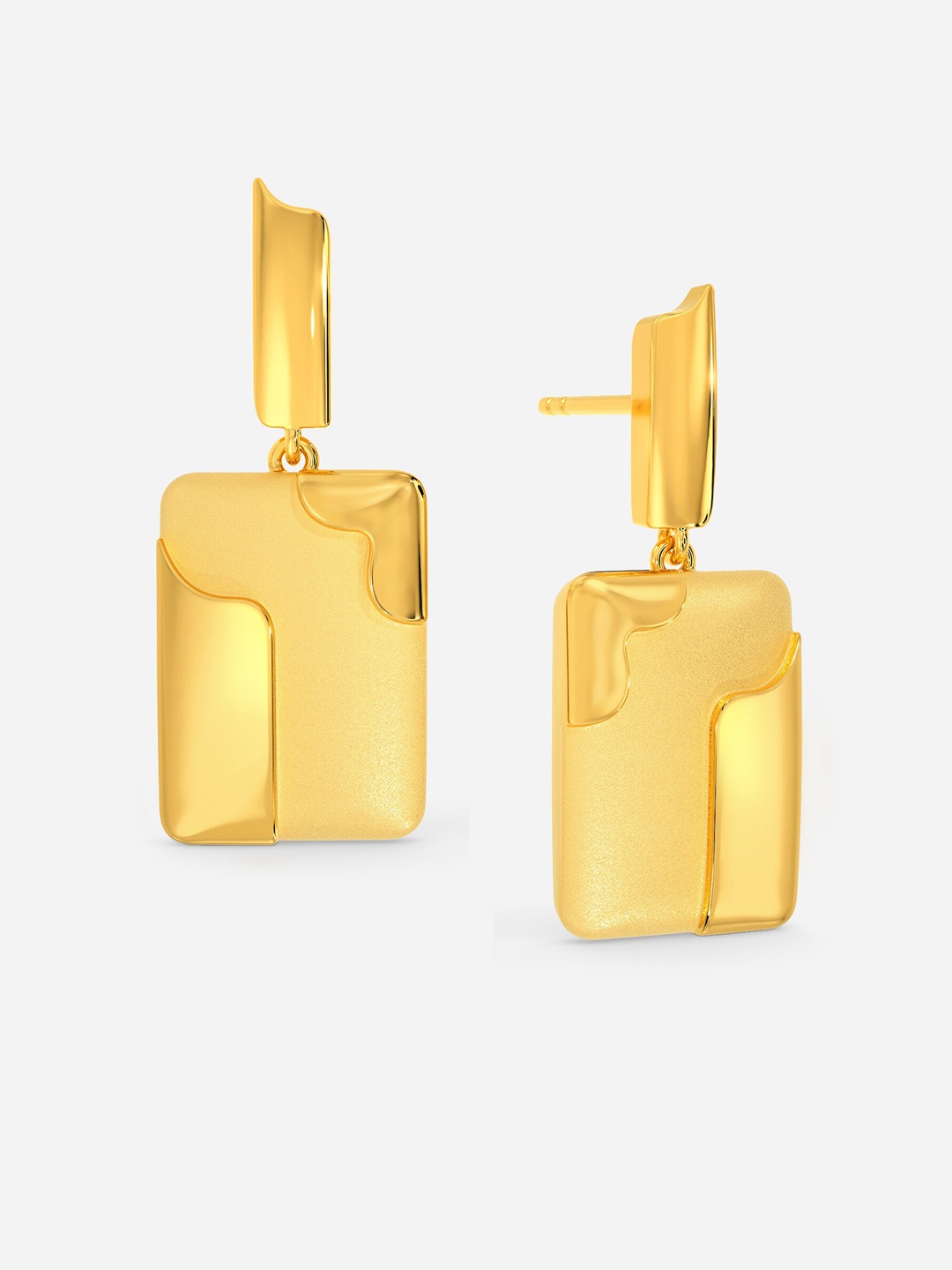 

MELORRA Army Blend 18KT Gold Earrings - 5.77 gm