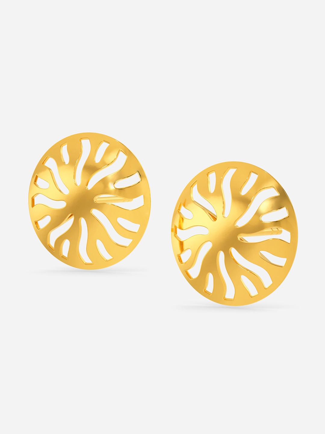 

MELORRA Dawn Delight 18KT Gold Stud Earrings- 2.86gm