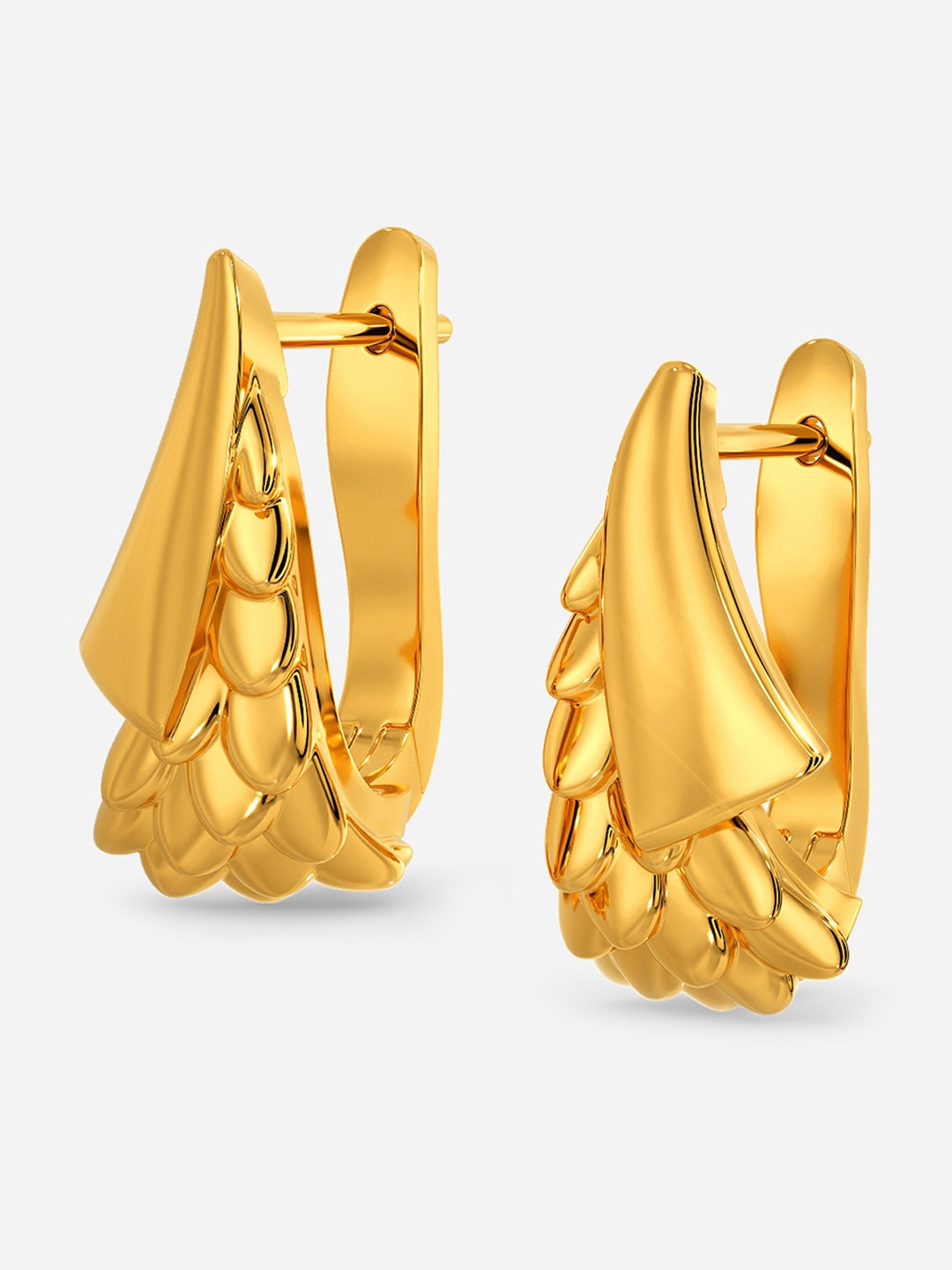 

MELORRA 18K Gold Spiky Firedrake Earrings