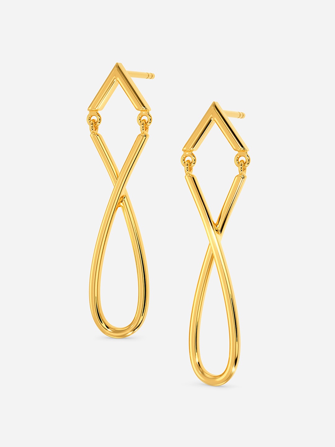 

MELORRA Rachel Recommends 18KT Gold Drop Earrings- 3.59gm