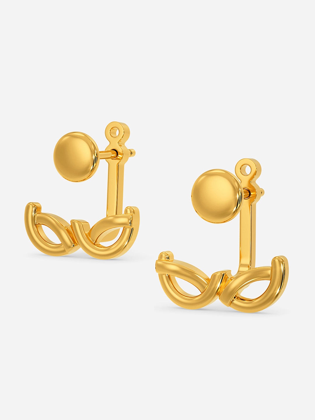 

MELORRA Charm O Crochet 18KT Gold Earrings - 2.9 gm