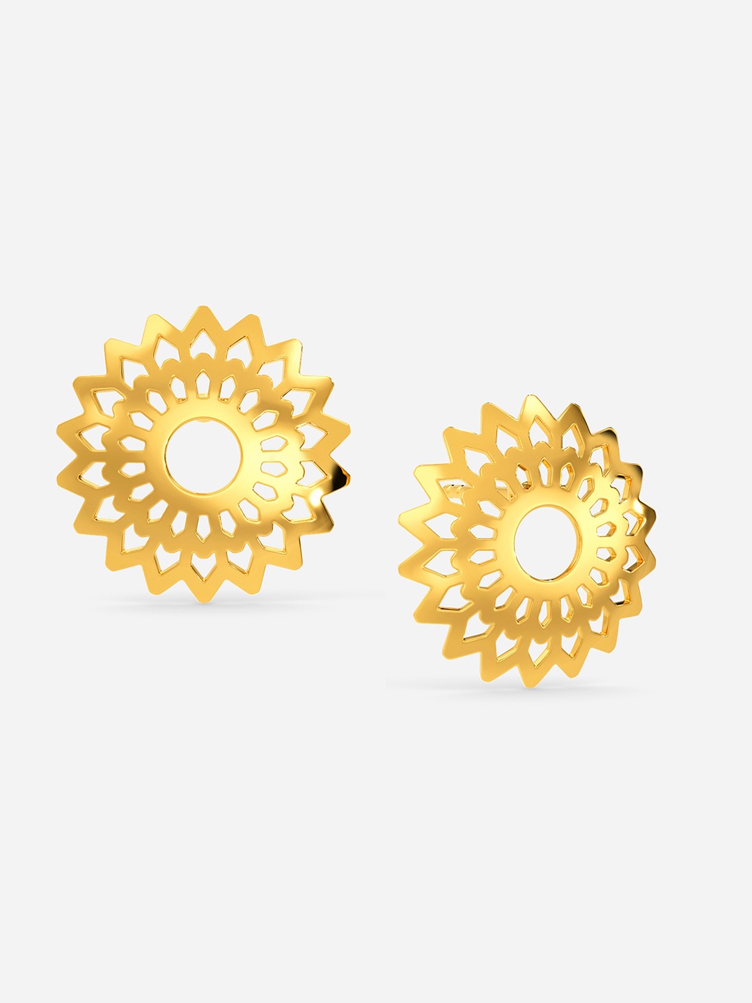 

MELORRA Spirit O Sun 18KT Gold Stud Earrings-2.7gm
