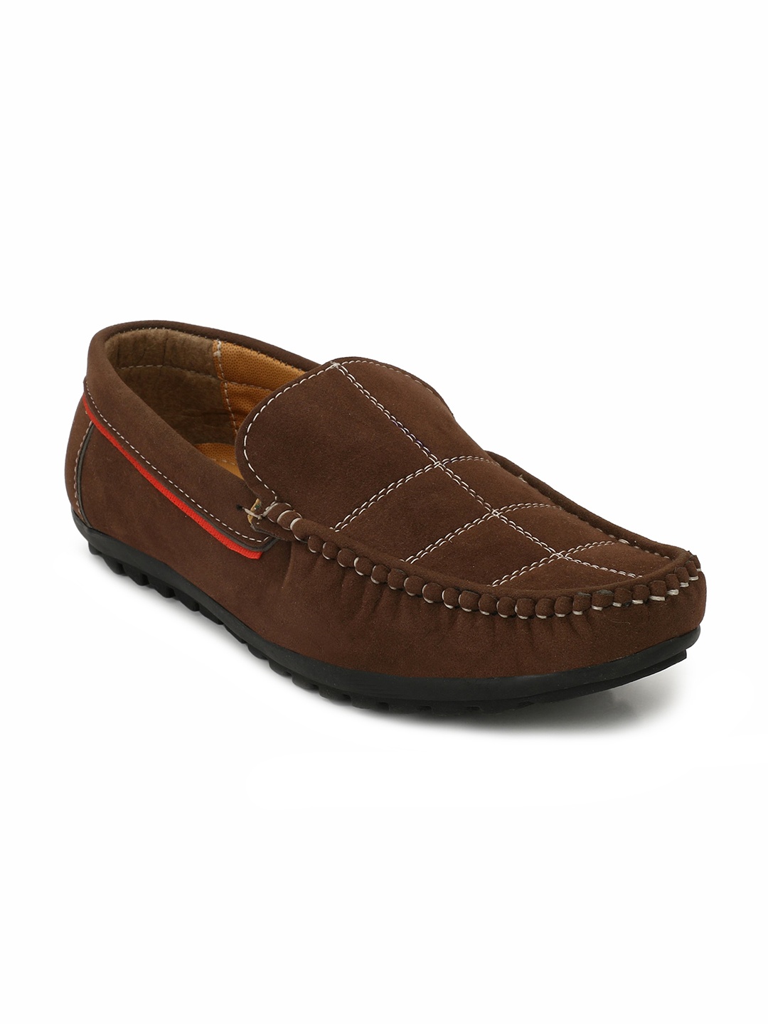 

Killer Men Textured Suede Penny Loafers, Brown