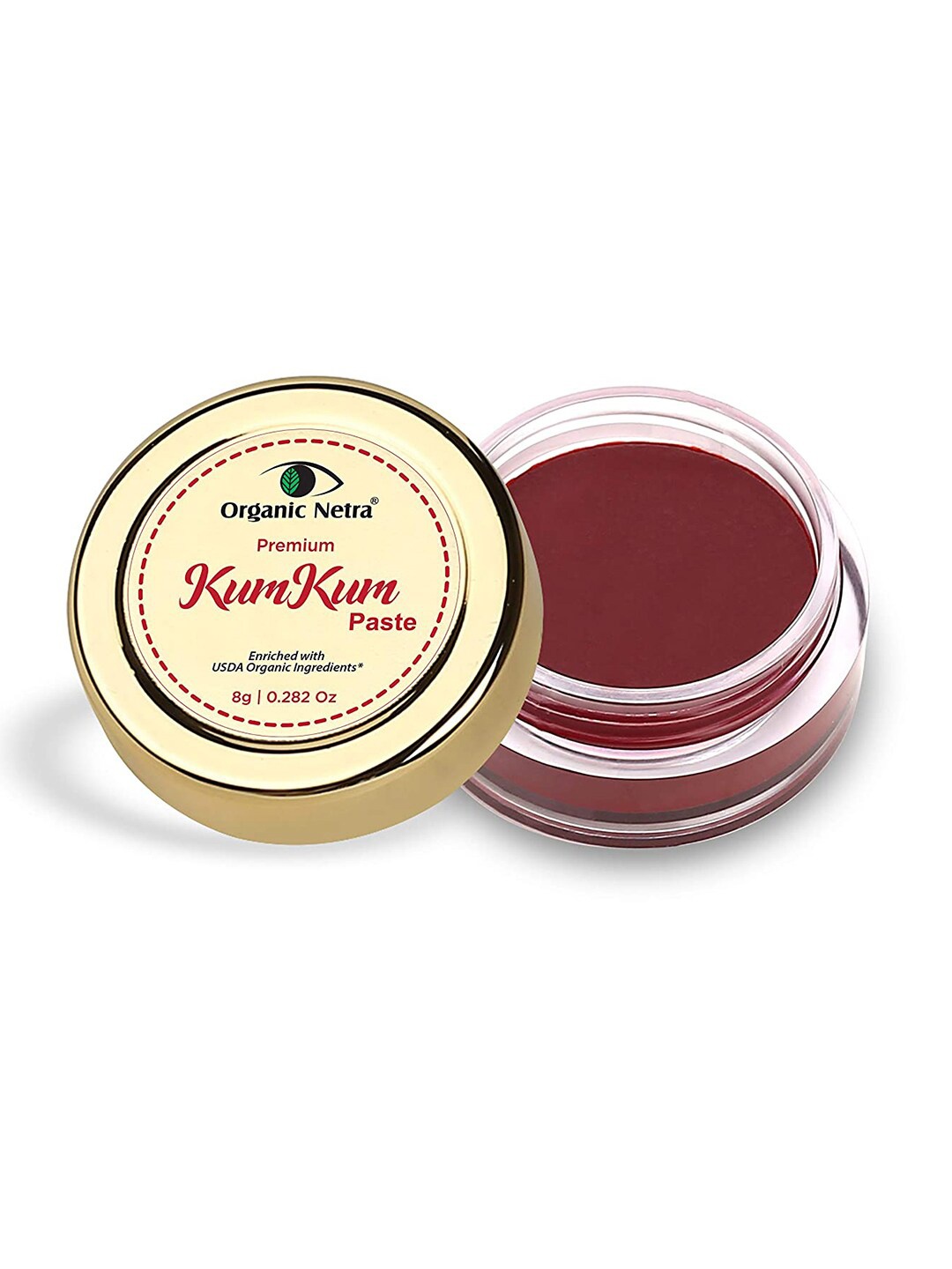 

Organic Netra Waterproof Long lasting & Smudge Proof Sindoor - 8gm - Deep Maroon