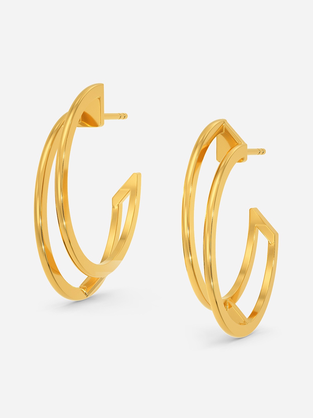 

MELORRA 90s Verve 18KT Gold Earrings - 5.98 gm