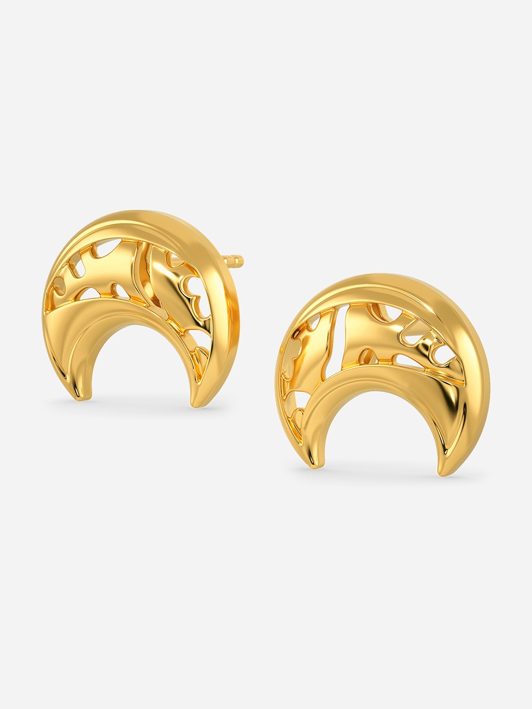 

MELORRA Wild Elegance 18KT Gold Stud Earrings- 3.22gm