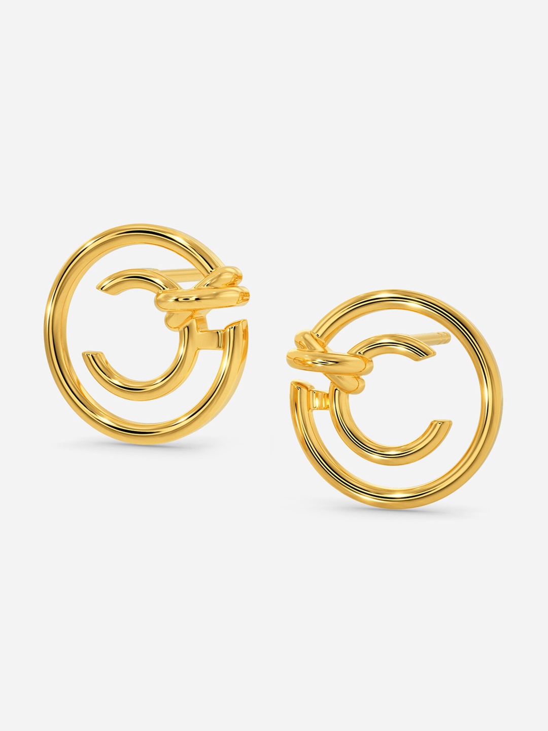 

MELORRA Pixie Penchants 18KT Gold Stud Earrings-2.76gm