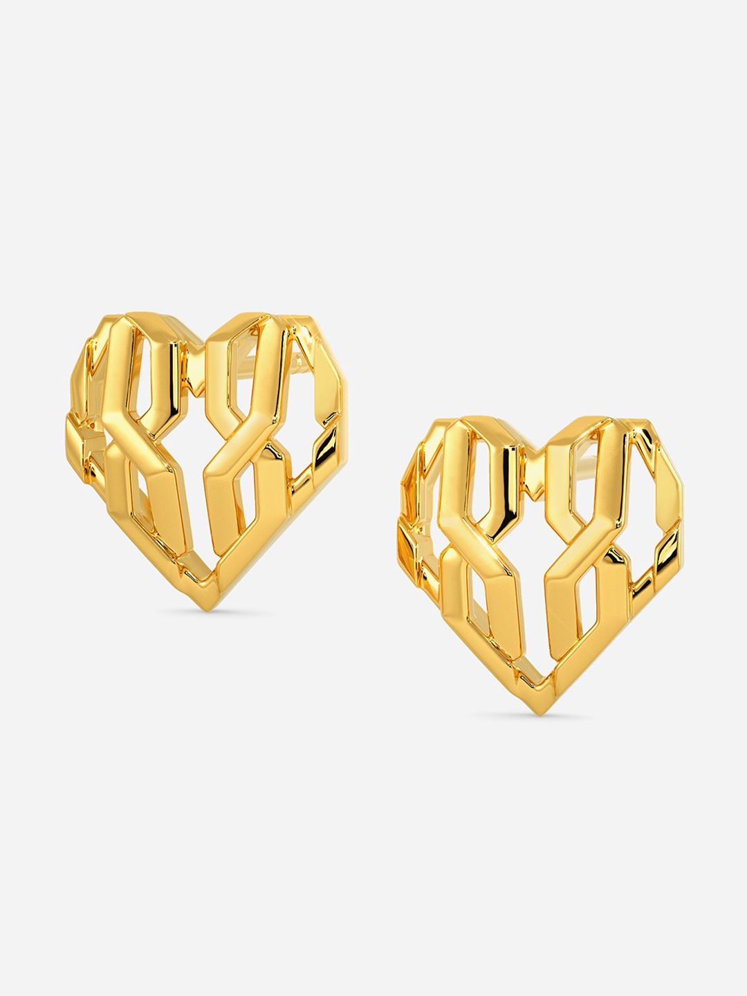 

MELORRA Yarns of Love 18KT Gold Stud Earrings- 2.32gm