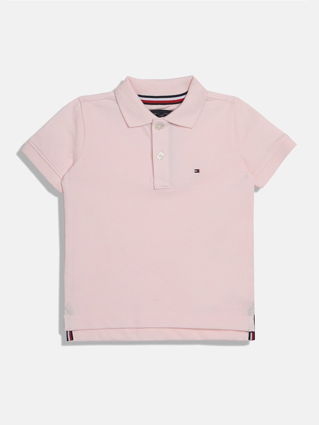 

Tommy Hilfiger Boys Polo Collar Cotton T-shirt, Pink