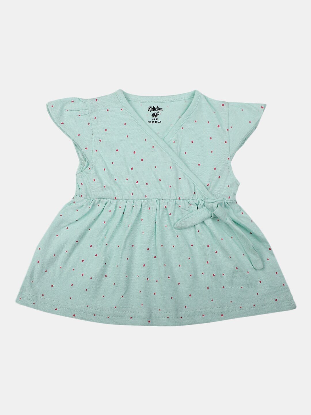 

V-Mart Infant Girls Print Fit & Flare Dress, Green