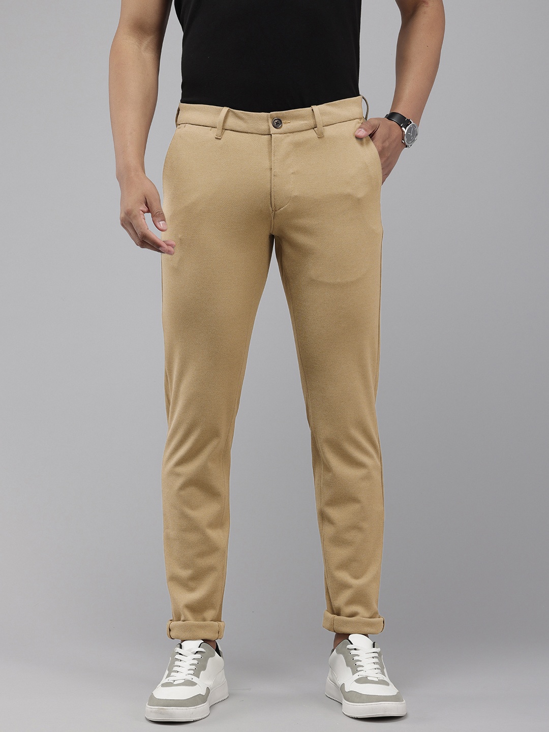 

U.S. Polo Assn. Men Austin Trim Fit Trousers, Khaki