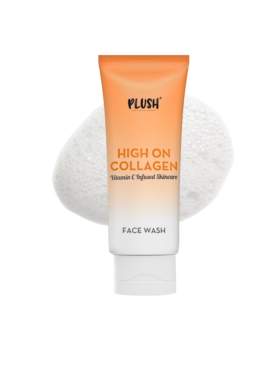 

Plush High On Collagen Vitamin C Infused Cleanser- 100ml, White