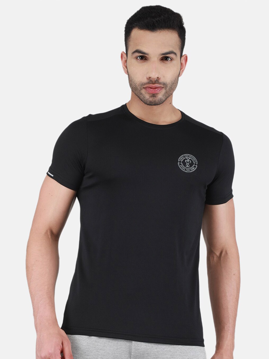 

rock.it Round Neck Short Sleeves T-shirt, Black