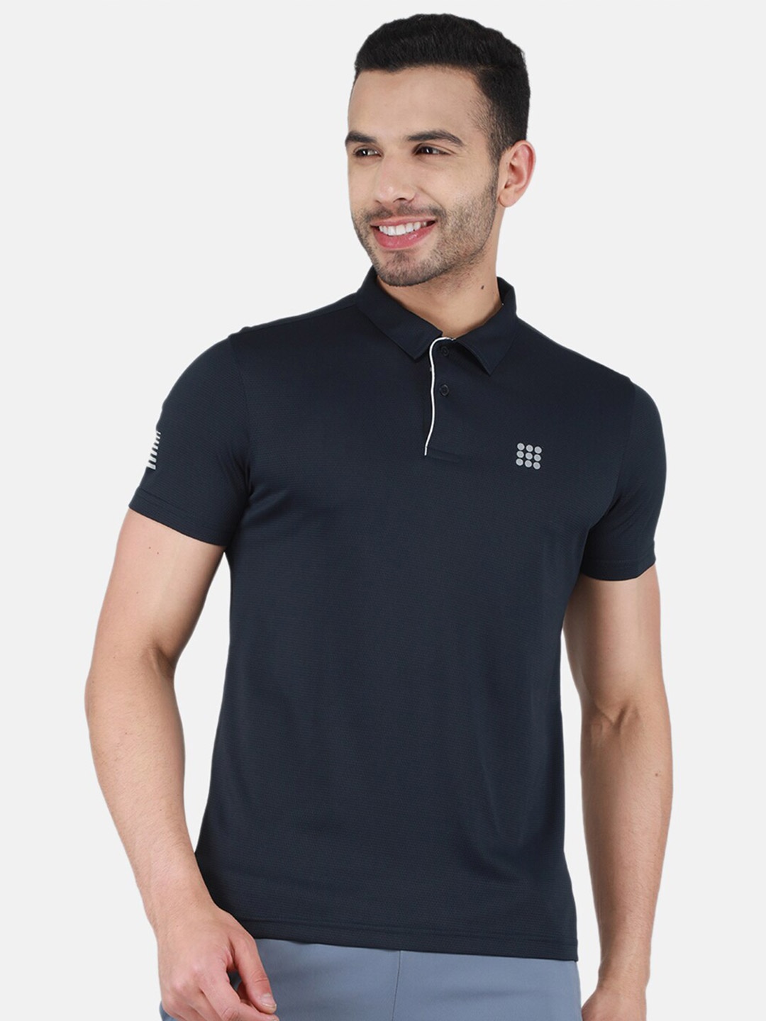 

rock.it Polo Collar Short Sleeves T-shirt, Navy blue