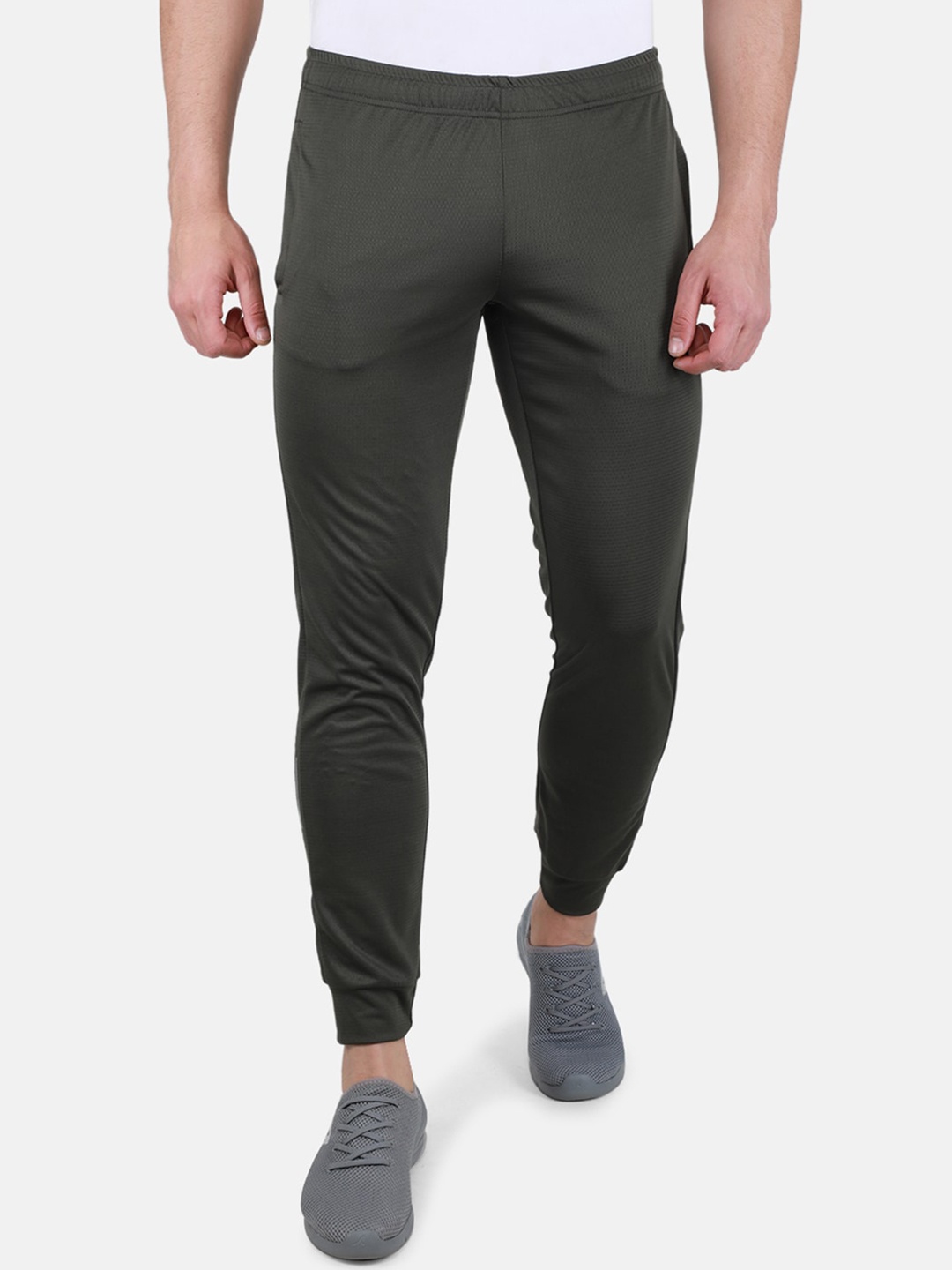 

rock.it Men Self-Design Joggers, Olive