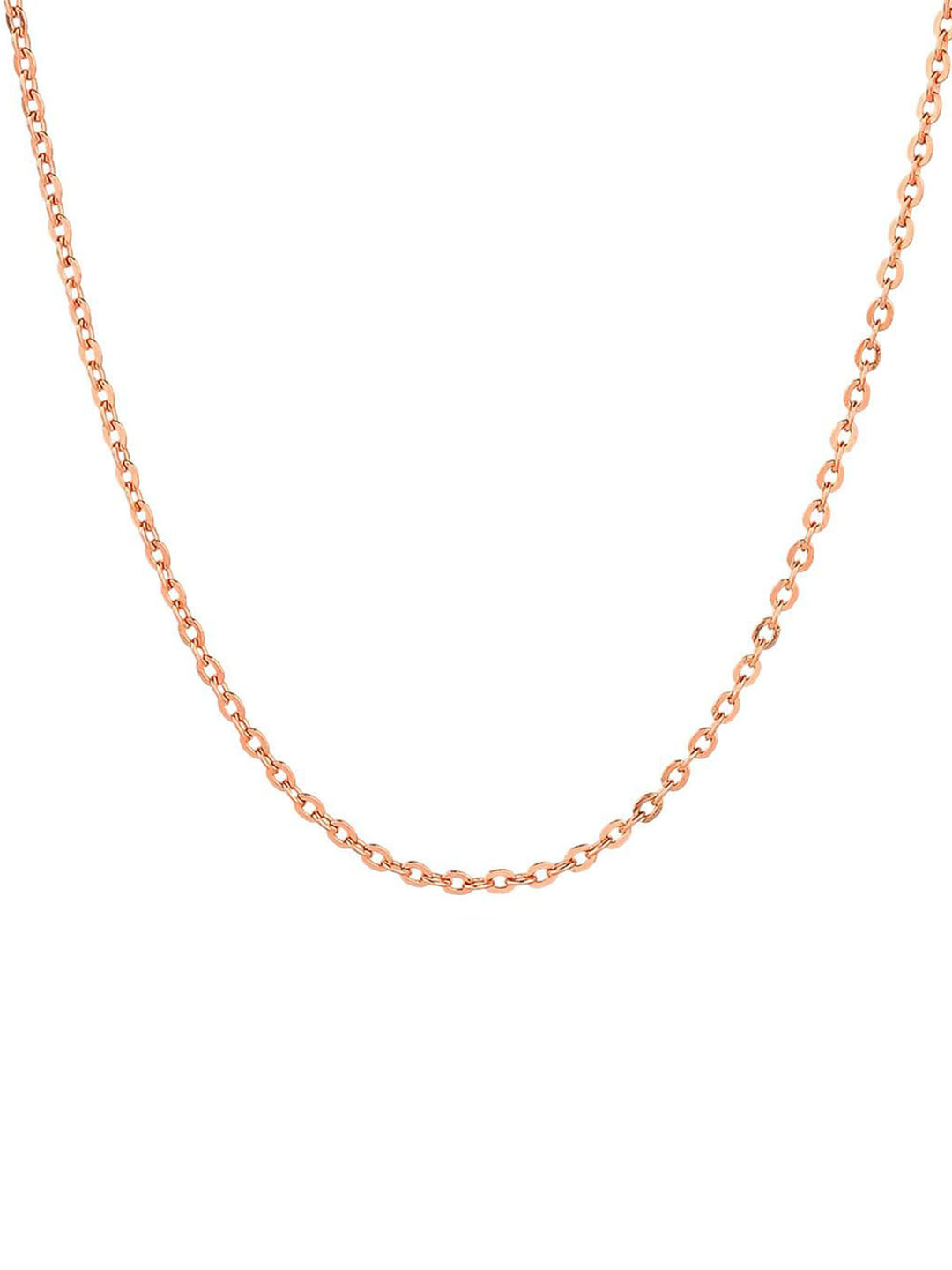 

CANDERE A KALYAN JEWELLERS COMPANY 18KT BIS Hallmark Rose Gold Chain-1.87 gm