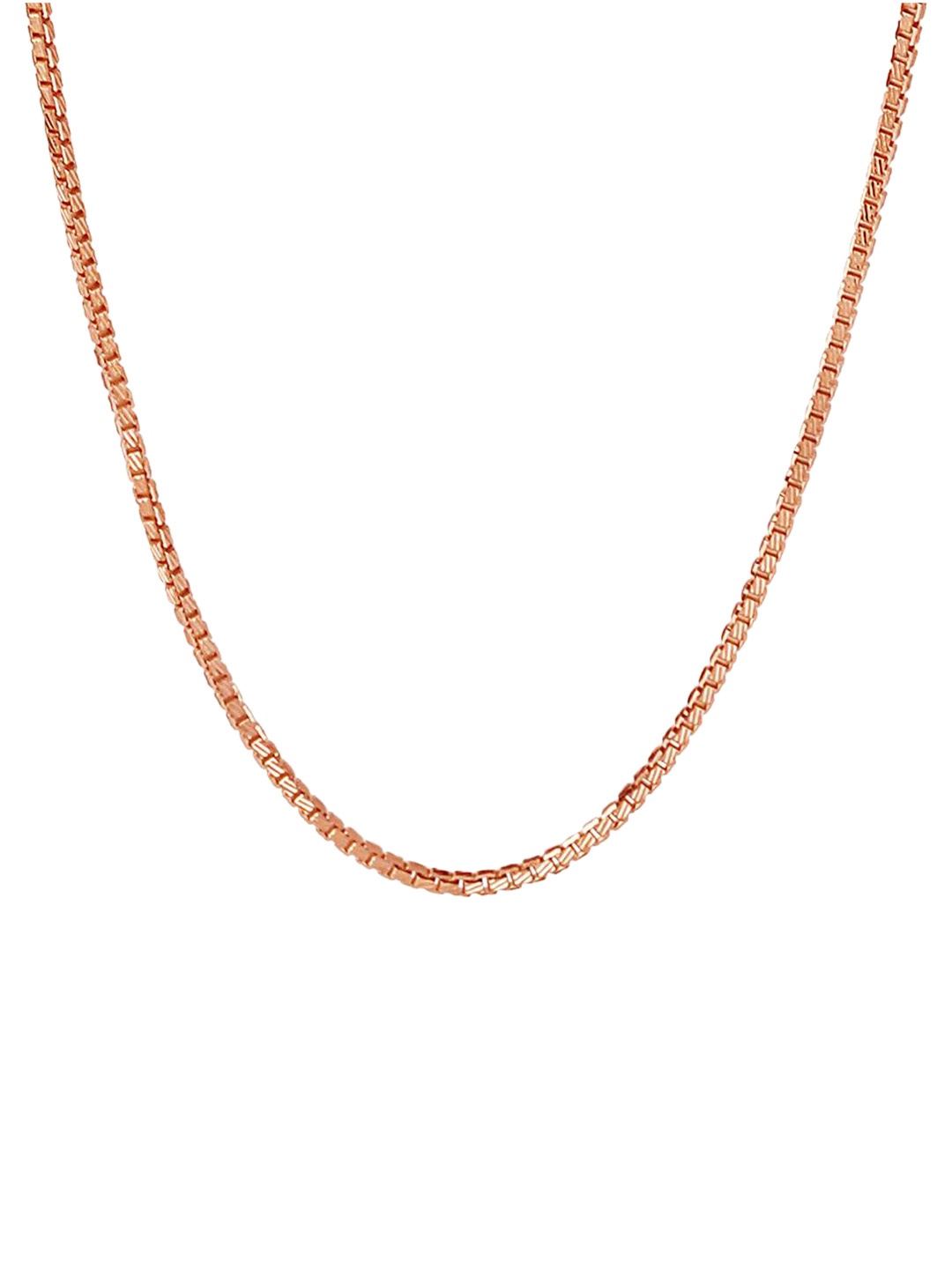 

CANDERE A KALYAN JEWELLERS COMPANY 18KT BIS Hallmark Rose Gold Chain-3.12 g