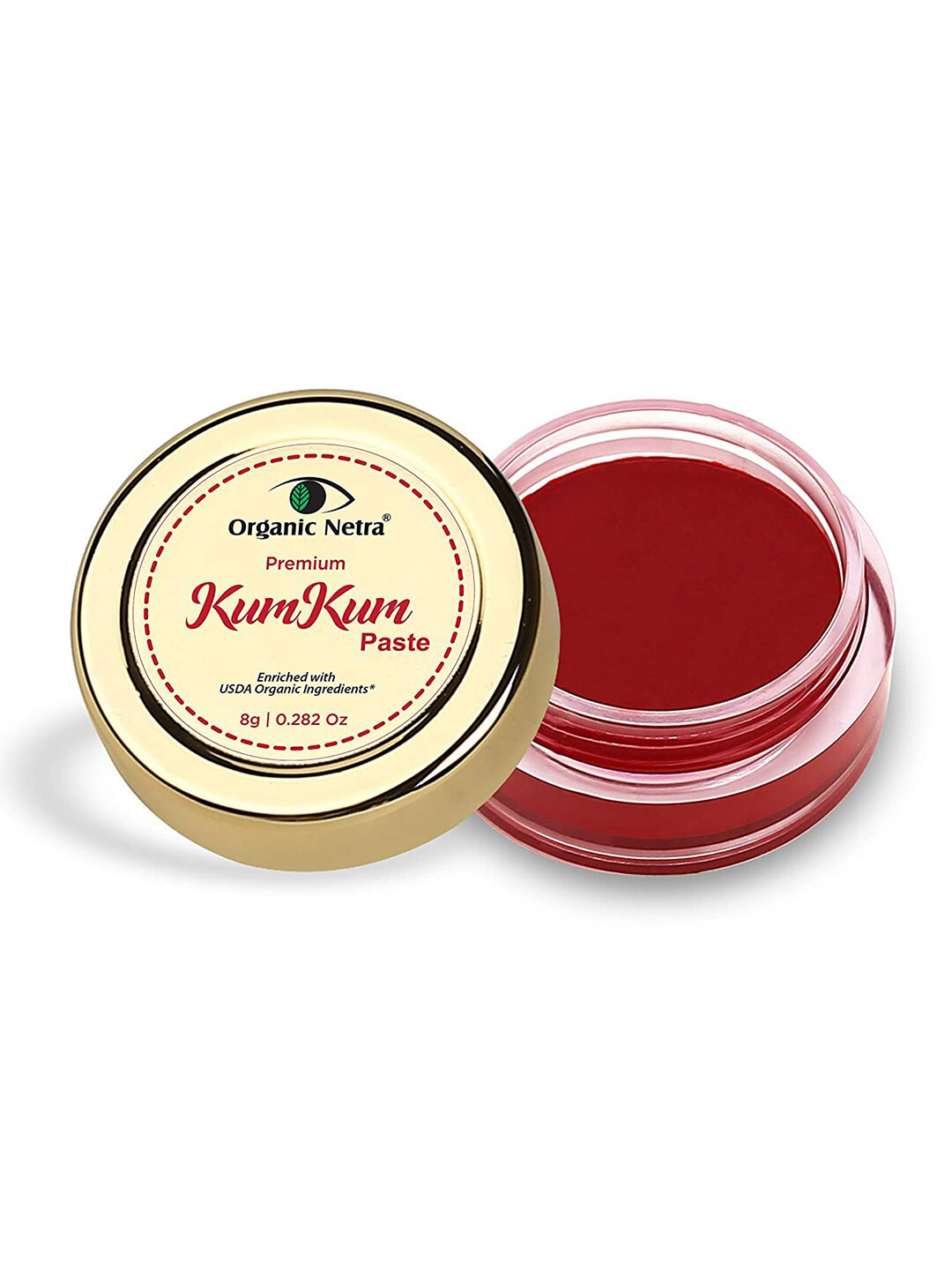 

Organic Netra Waterproof Long lasting & Smudge Proof Sindoor - 8gm, Red