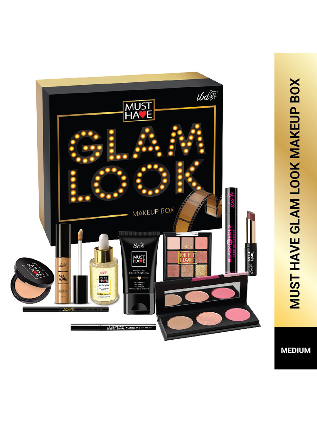 

Iba Must Have Glam Look Makeup Gift Box 114g - Medium, Beige