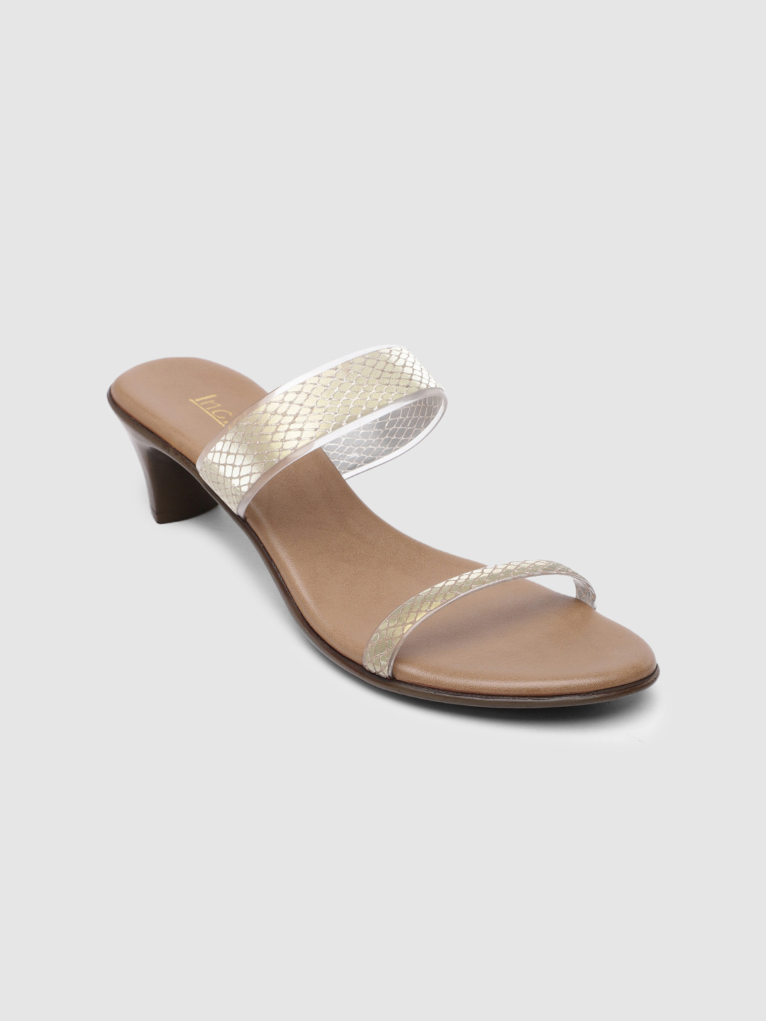 

Inc 5 Women Textured Block Sandals, Gold
