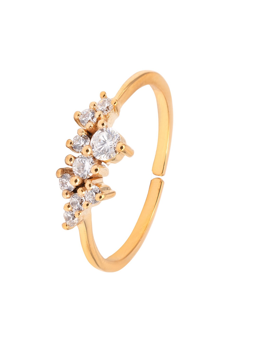 

AKSA Women Gold-Plated Constellation Vermeil Adjustable Finger Ring