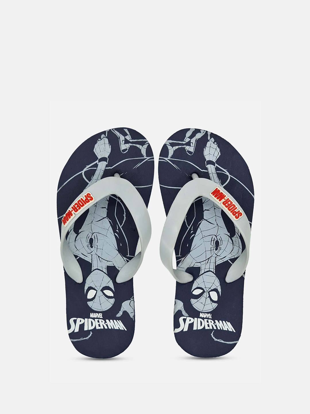 

Kids Ville Boys Spiderman Printed Thong Flip Flops, Navy blue