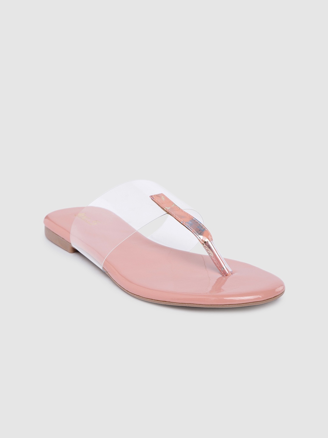 

Inc 5 Women T-strap Flats, Transparent