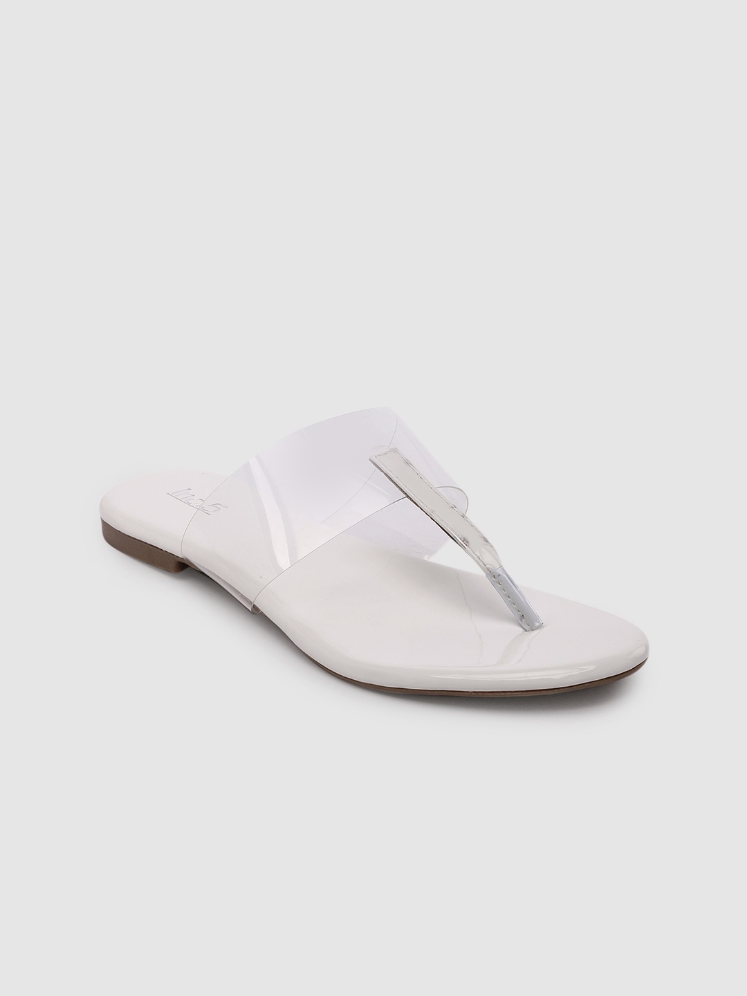 

Inc 5 Women TRansparent T-Strap Flats