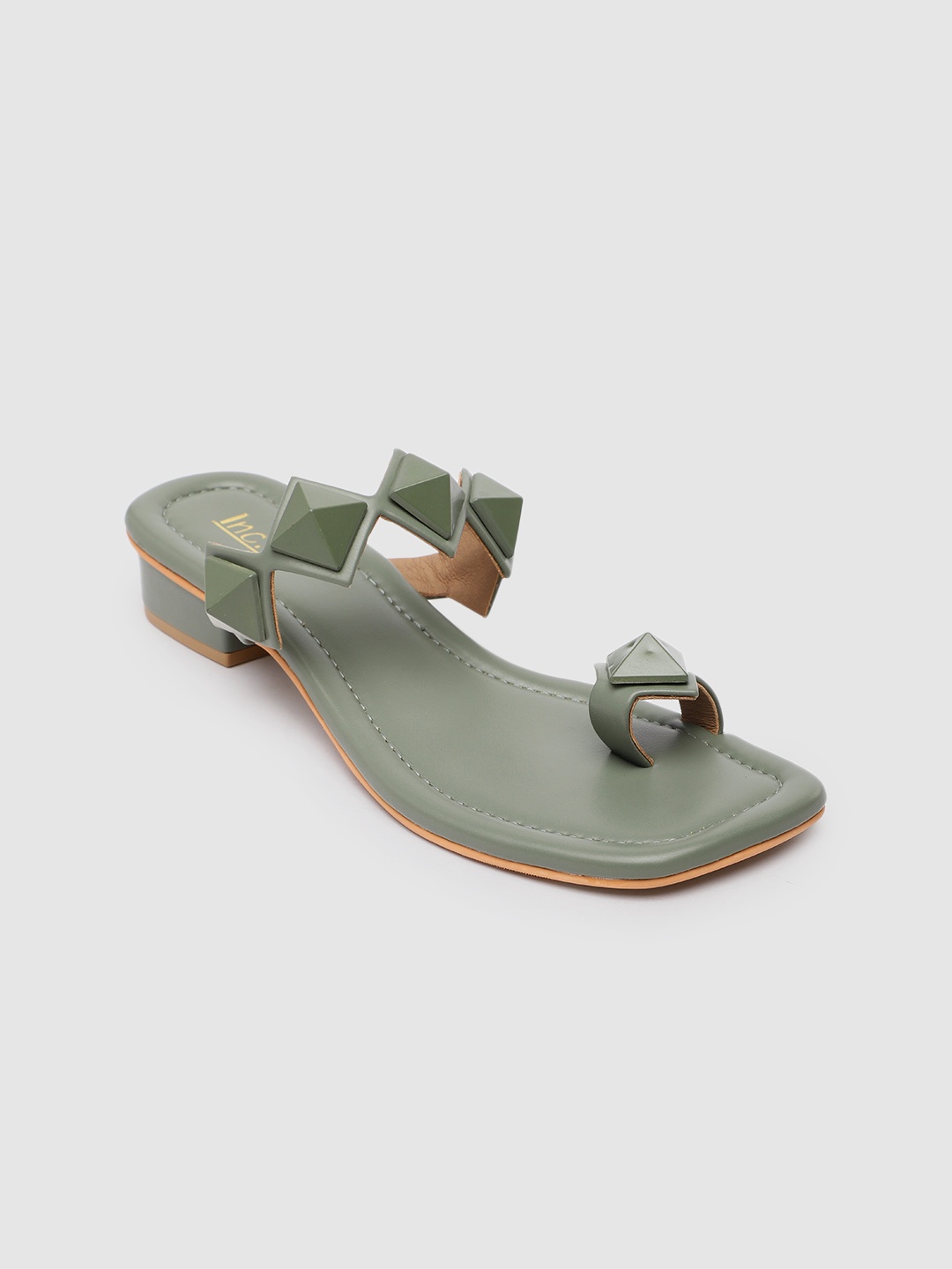 

Inc 5 Women One Toe Flats, Green