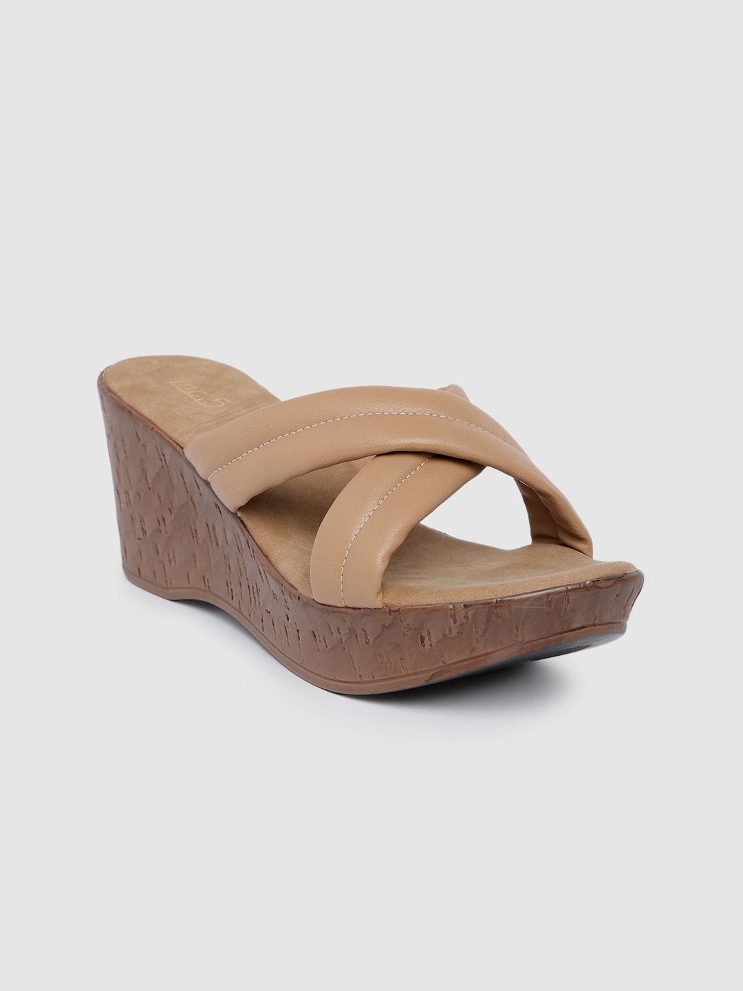 

Inc 5 Solid Wedge, Beige