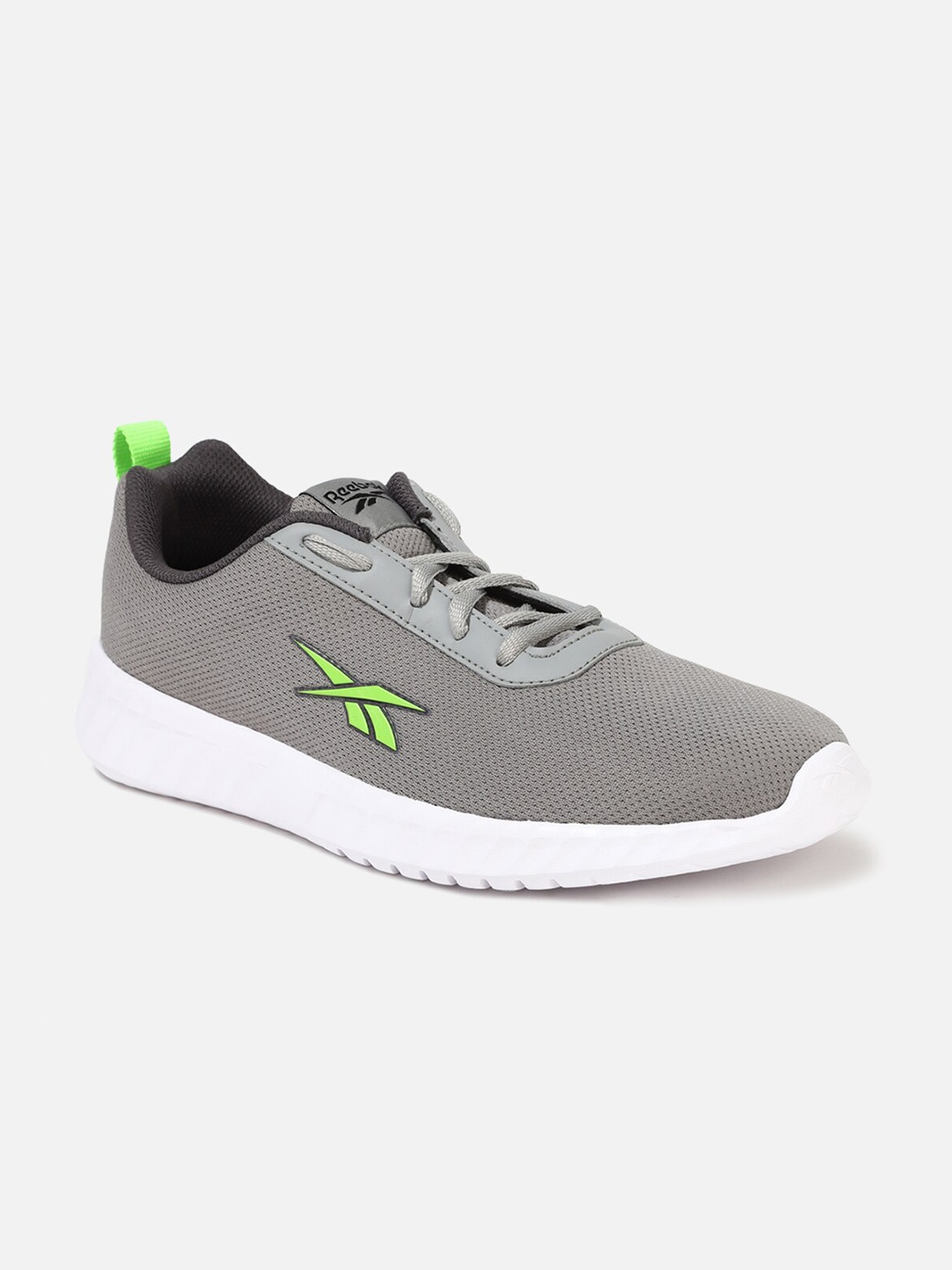 

Reebok Boys Textured Stride K Running Shoes, Grey