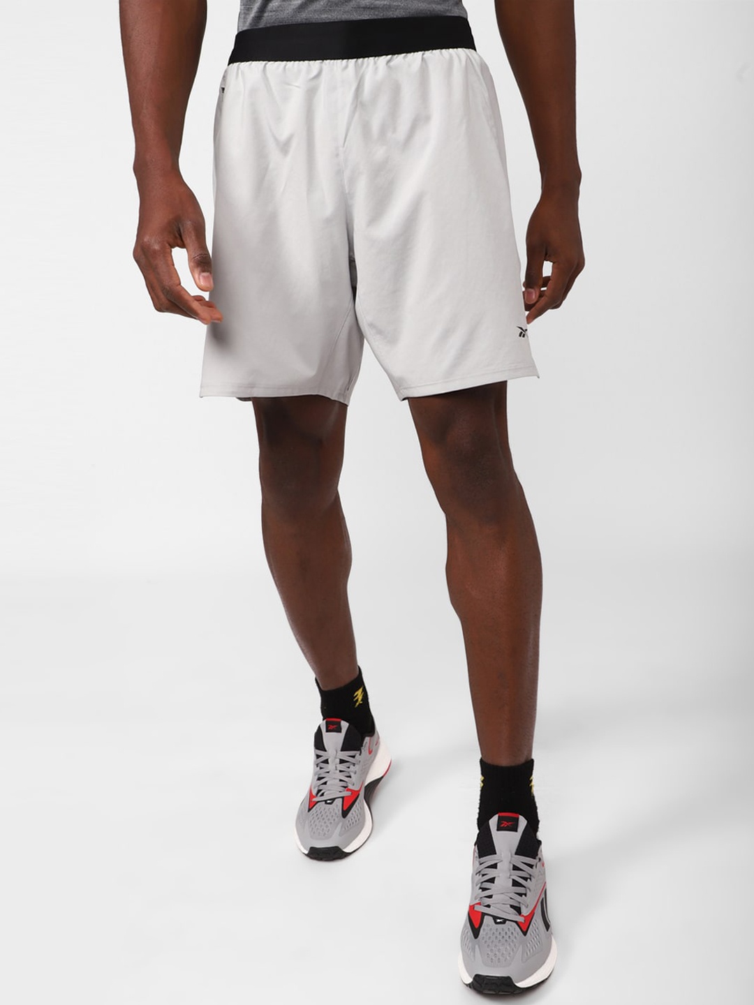 

Reebok Men TS Speed 3.0 Knitted Shorts, Grey