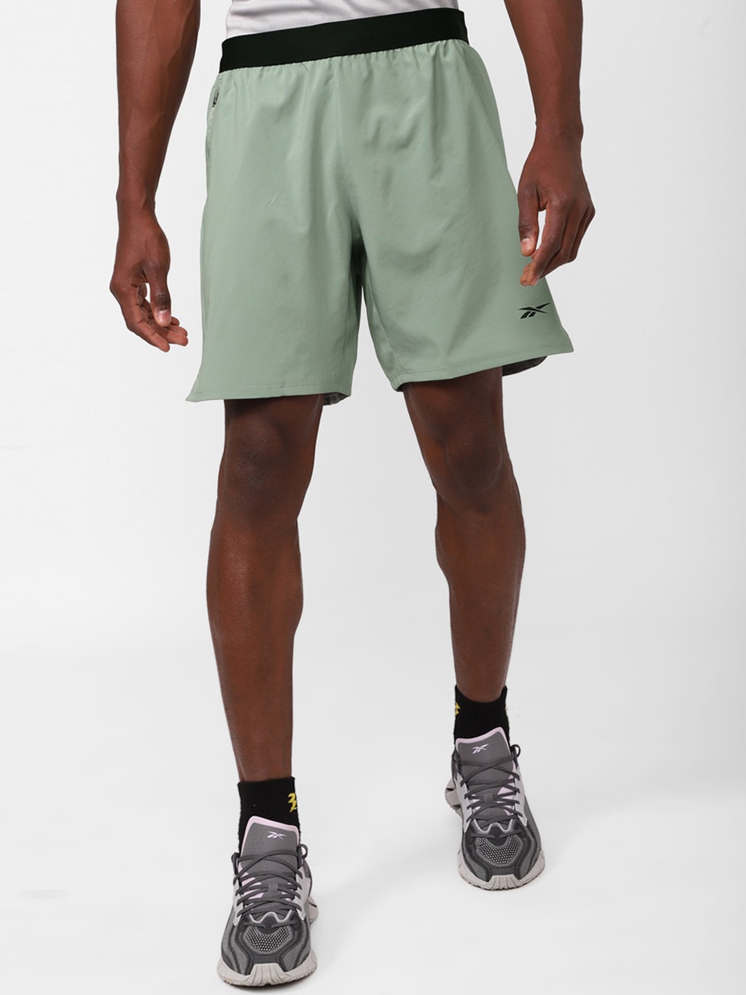 

Reebok Men TS Speed 3.0 Knitted Shorts, Sea green