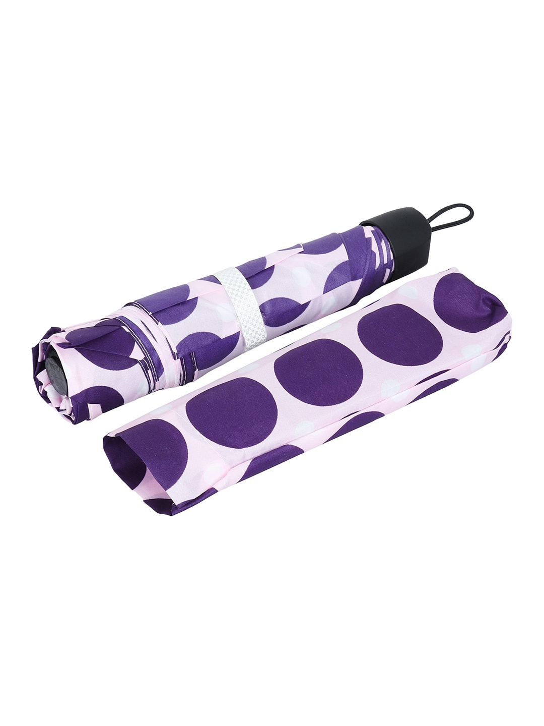

LOOM LEGACY Geometric Printed 3-Fold Umbrella, Purple