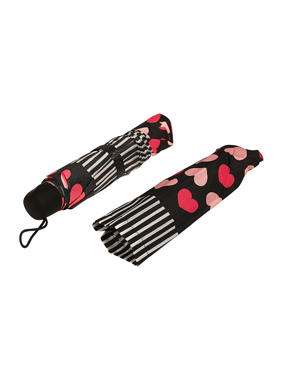

LOOM LEGACY Geometric Printed 3-Fold Umbrella, Pink