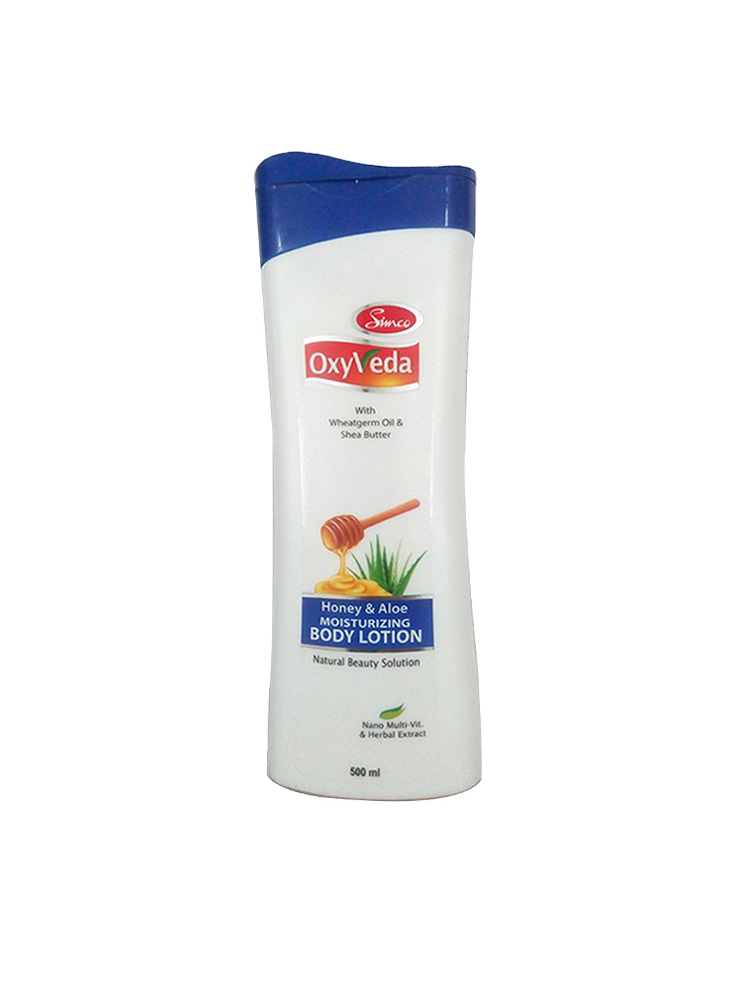 

Simco Oxyveda Honey & Aloe Body Lotion - 500 ml, White