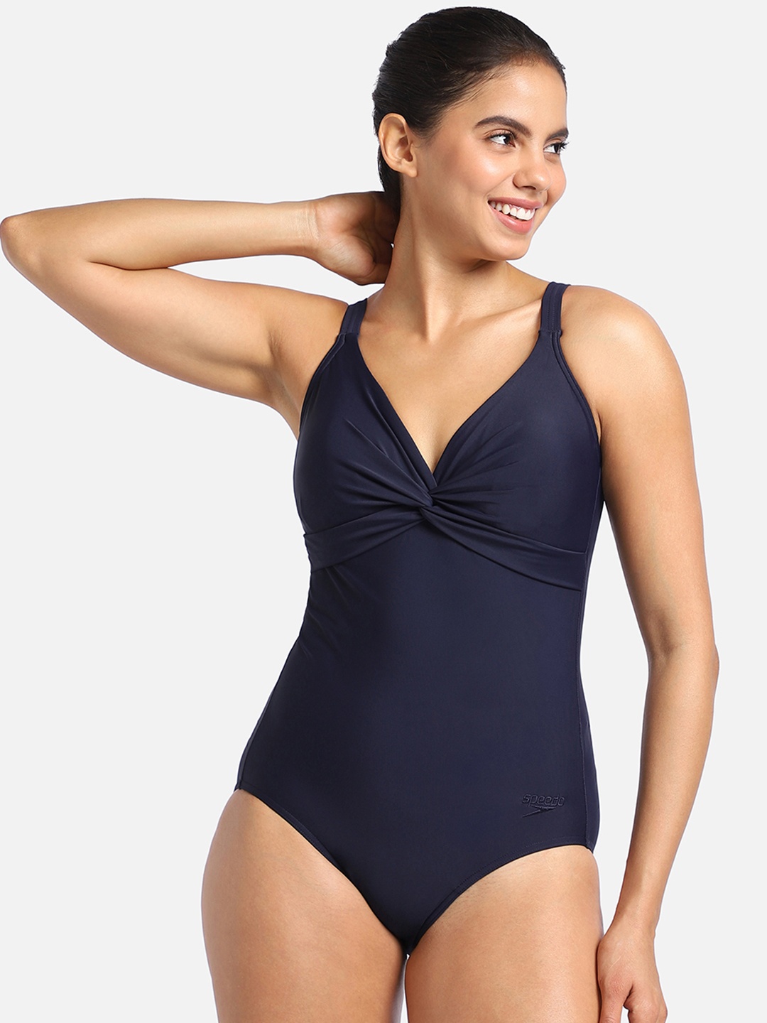 

Speedo Women Padded Swim Bodysuit, Navy blue