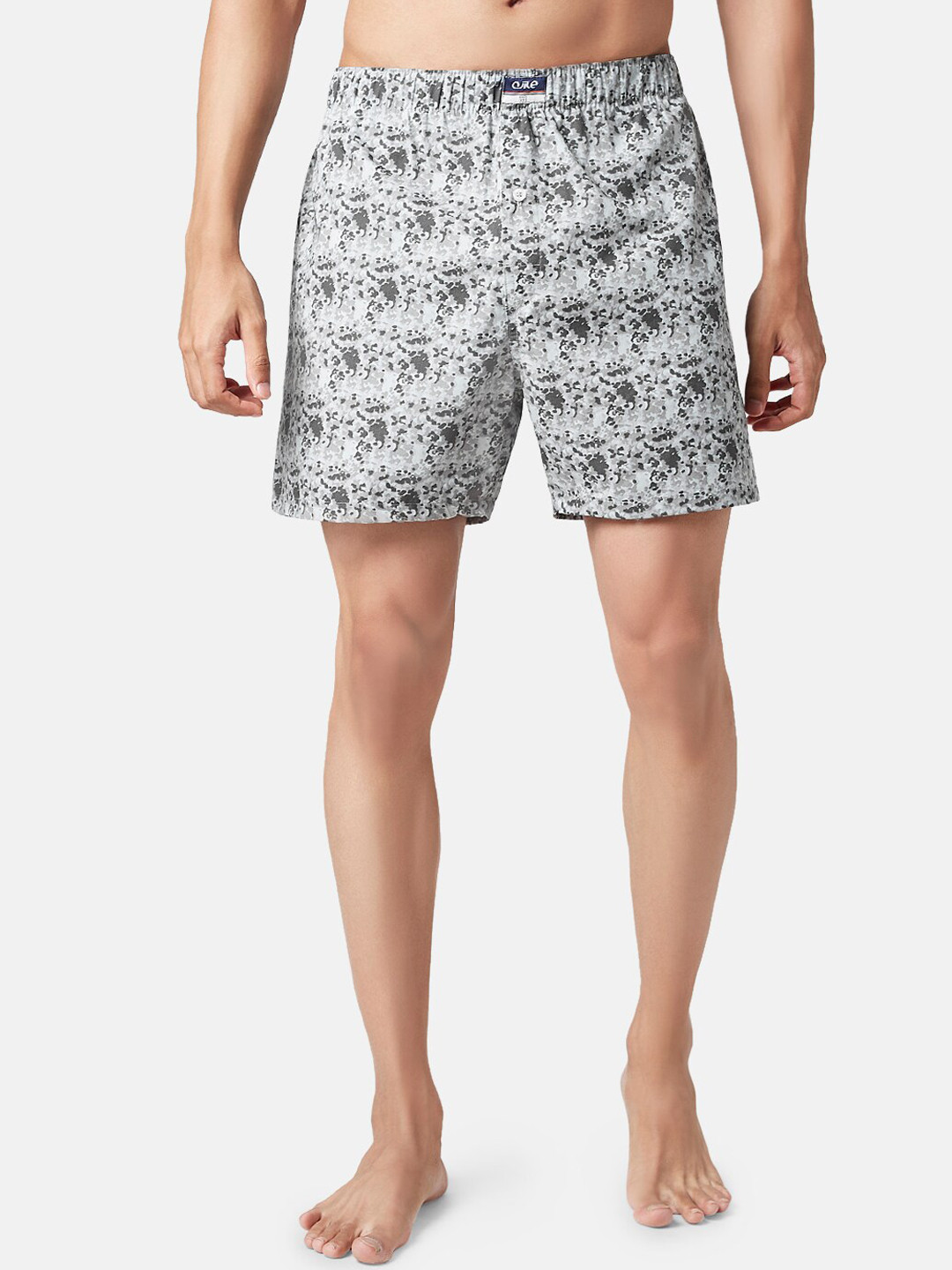 

Ajile by Pantaloons Abstract Printed Pure Cotton Boxers, Grey