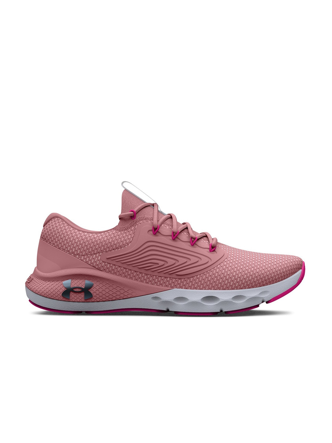 

UNDER ARMOUR Women Self-Striped Charged Vantage 2 Running Shoes, Pink