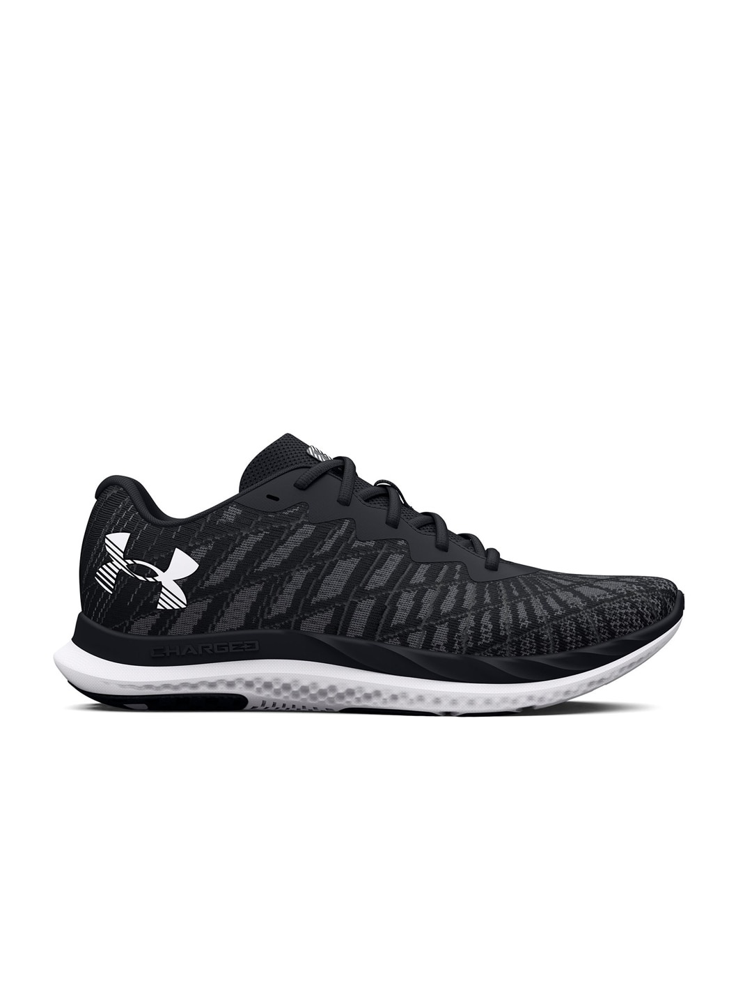 

UNDER ARMOUR Women Woven Design Charged Breeze 2 Running Shoes, Black