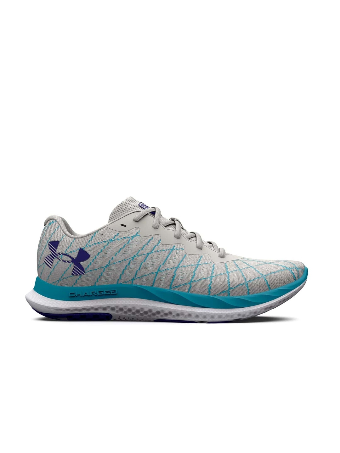 

UNDER ARMOUR Women Woven Design Charged Breeze 2 Running Shoes, Grey