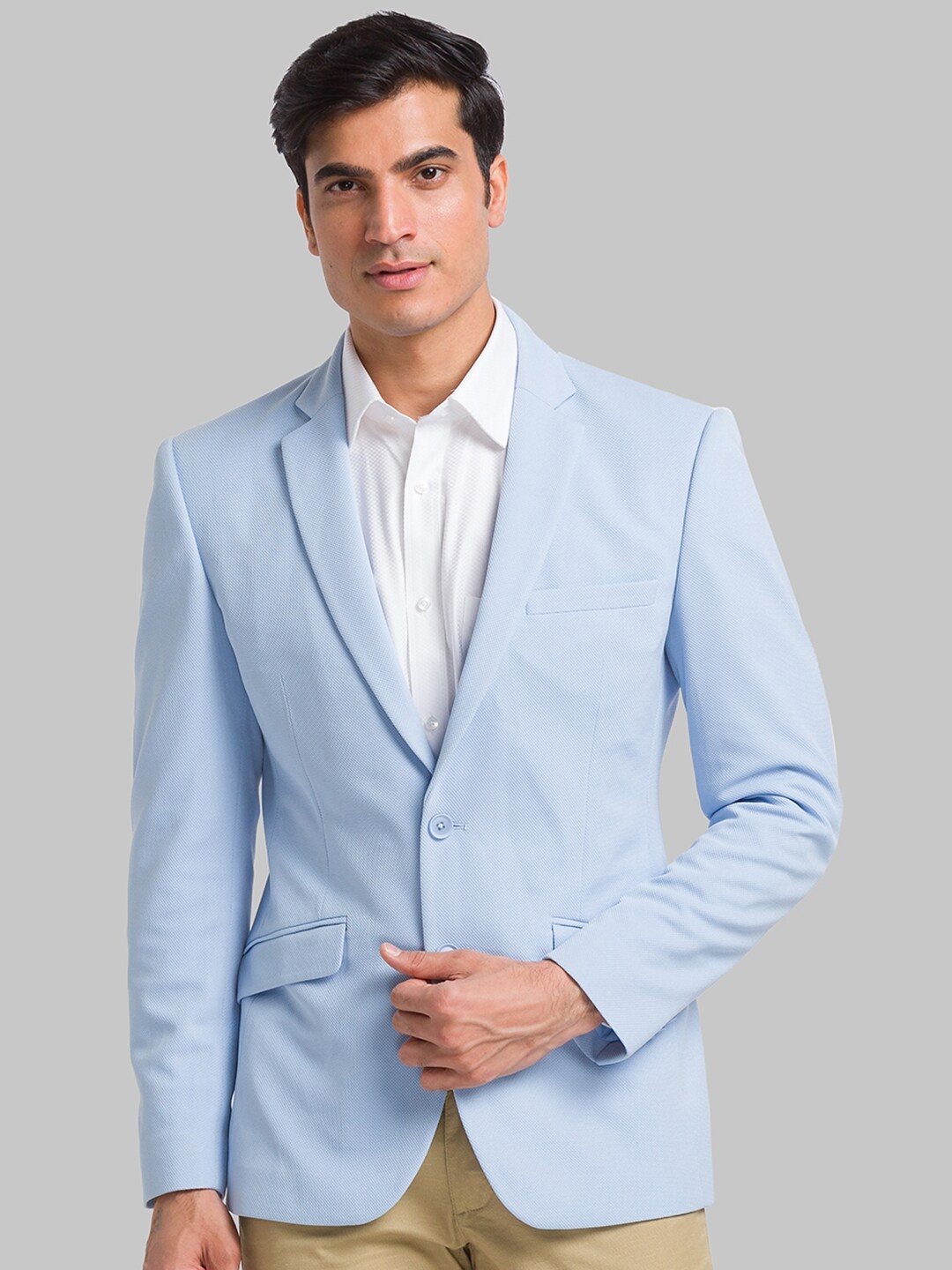 

Park Avenue Comfort-Fit Single-Breasted Casual Blazer, Blue